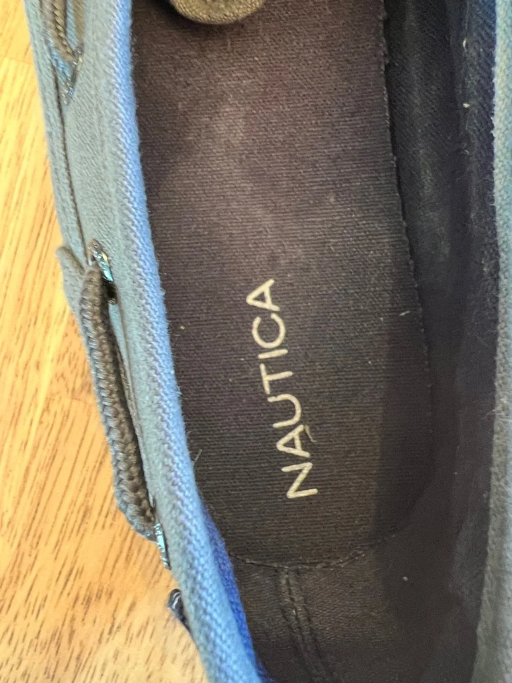 Nautica Spinnaker Youth Gray Boat Shoes US size 5 or EU 37 - Picture 2 of 14